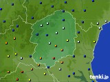 栃木県のアメダス実況(日照時間)(2015年04月17日)