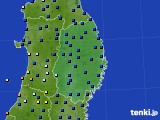 岩手県のアメダス実況(日照時間)(2015年04月17日)