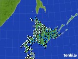 北海道地方のアメダス実況(気温)(2015年04月17日)