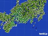 2015年04月17日の東海地方のアメダス(風向・風速)