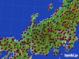 2015年04月18日の北陸地方のアメダス(日照時間)