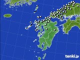 九州地方のアメダス実況(降水量)(2015年04月19日)