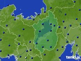 滋賀県のアメダス実況(日照時間)(2015年04月19日)