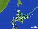 2015年04月19日の北海道地方のアメダス(気温)