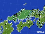 中国地方のアメダス実況(降水量)(2015年04月20日)