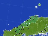 島根県のアメダス実況(降水量)(2015年04月20日)