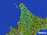 道北のアメダス実況(日照時間)(2015年04月21日)