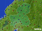岐阜県のアメダス実況(日照時間)(2015年04月21日)