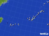 沖縄地方のアメダス実況(風向・風速)(2015年04月21日)