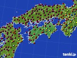 2015年04月22日の四国地方のアメダス(日照時間)