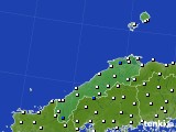 2015年04月22日の島根県のアメダス(風向・風速)