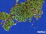 2015年04月23日の東海地方のアメダス(日照時間)