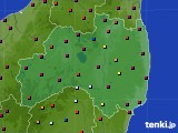 福島県のアメダス実況(日照時間)(2015年04月23日)