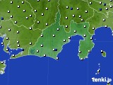 2015年04月23日の静岡県のアメダス(風向・風速)