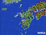 九州地方のアメダス実況(日照時間)(2015年04月24日)