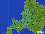 道央のアメダス実況(日照時間)(2015年04月24日)