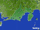 2015年04月24日の静岡県のアメダス(風向・風速)
