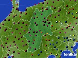 2015年04月25日の長野県のアメダス(日照時間)