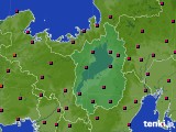 滋賀県のアメダス実況(日照時間)(2015年04月25日)