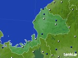 福井県のアメダス実況(風向・風速)(2015年04月25日)