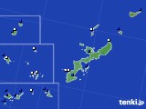 沖縄県のアメダス実況(風向・風速)(2015年04月25日)
