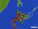 2015年04月26日の北海道地方のアメダス(日照時間)