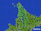 道北のアメダス実況(風向・風速)(2015年04月26日)