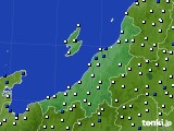 新潟県のアメダス実況(風向・風速)(2015年04月26日)