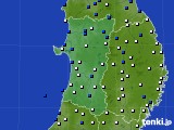 2015年04月26日の秋田県のアメダス(風向・風速)