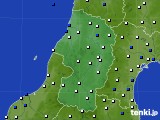 山形県のアメダス実況(風向・風速)(2015年04月26日)