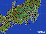 2015年04月27日の関東・甲信地方のアメダス(日照時間)