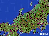 北陸地方のアメダス実況(日照時間)(2015年04月27日)