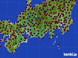 2015年04月27日の東海地方のアメダス(日照時間)