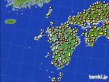 九州地方のアメダス実況(気温)(2015年04月27日)