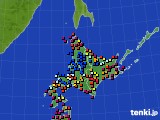 2015年04月28日の北海道地方のアメダス(日照時間)