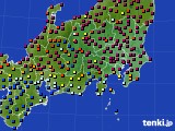 2015年04月28日の関東・甲信地方のアメダス(日照時間)