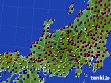 2015年04月28日の北陸地方のアメダス(日照時間)