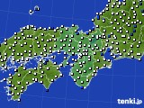 2015年04月29日の近畿地方のアメダス(風向・風速)