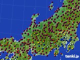 2015年04月30日の北陸地方のアメダス(日照時間)