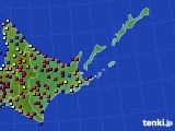 2015年04月30日の道東のアメダス(日照時間)