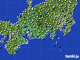 2015年04月30日の東海地方のアメダス(風向・風速)