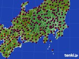 2015年05月01日の関東・甲信地方のアメダス(日照時間)