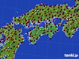 四国地方のアメダス実況(日照時間)(2015年05月01日)