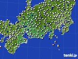 東海地方のアメダス実況(風向・風速)(2015年05月01日)