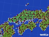 中国地方のアメダス実況(日照時間)(2015年05月02日)