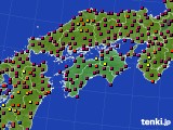 四国地方のアメダス実況(日照時間)(2015年05月02日)