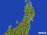 東北地方のアメダス実況(気温)(2015年05月03日)