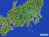 関東・甲信地方のアメダス実況(風向・風速)(2015年05月03日)