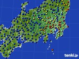 2015年05月04日の関東・甲信地方のアメダス(日照時間)