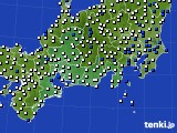 2015年05月04日の東海地方のアメダス(風向・風速)